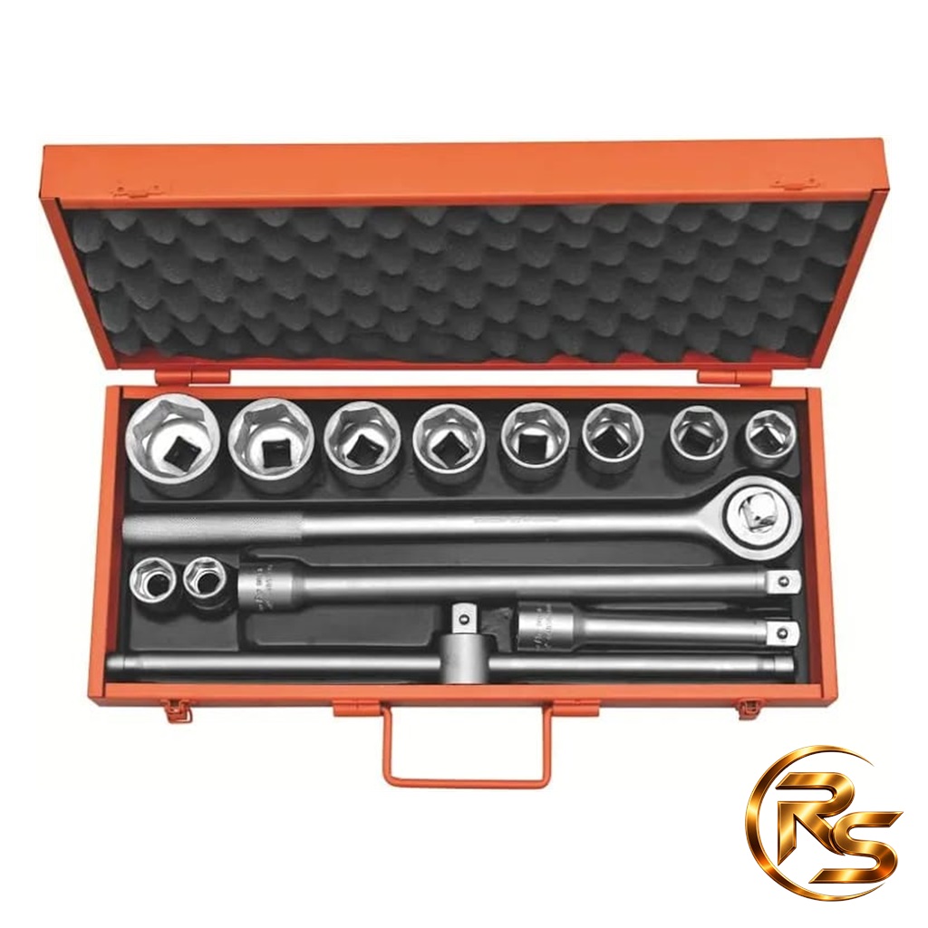 Jogo de Soquetes Sextavados Encaixe 3/4" Hyper Drive 22 a 50 mm (14 Peças) – Tramontina PRO